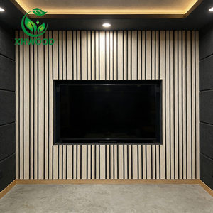 Panneau mural acoustique en placage de <span class=keywords><strong>bois</strong></span> technique XHWOOD, design <span class=keywords><strong>large</strong></span> et étroit, vente chaude - Product Image 1