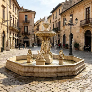 <strong>Large</strong> 3-Tier Natural Stone Horse Carved Fountain Outdoor <strong>Garden</strong> <strong>Water</strong> <strong>Feature</strong> <strong>for</strong> Villa Decoration - Product Image 4