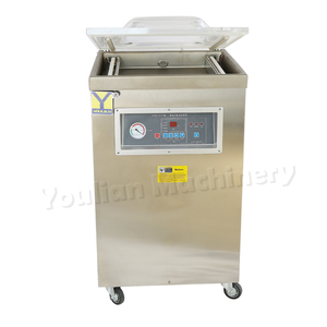 เครื่องซีลสูญญากาศแบบแนวตั้ง รุ่น DZ-500 ห้องเดียว ทำจากสแตนเลส สำหรับซีลฟอยล์ ฟิล์ม อาหาร กระดาษ และสิ่งทอ รองรับน้ำหนักได้ 120 กก. - Product Image 3
