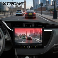 Stereo Mobil Android Universal Double Din 10.1 Inch dengan ADAS Terintegrasi, 2+64GB, Input HD, Layar QLED Full Laminasi, BT5.4, CarPlay, XTRONS