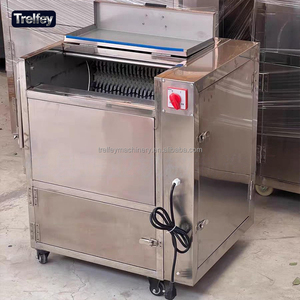 Machine à éplucher industrielle 380V à brosses, laveuse de pommes de terre haute performance pour gingembre, pieds de porc, racine de lotus - Product Image 4