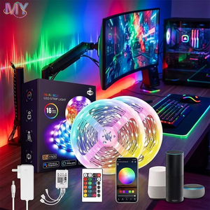 Tira de Luces LED de 5m 10m 15m 20m, USB, PC, WiFi, Control por Aplicación Inteligente, Tira de Luces RGB 5050 con Control Remoto para Almacén - Product Image 6