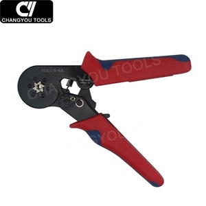 HSC8 6-6A Herramienta de crimpado manual de grado industrial, alicates pequeños para mini terminales de 0.25-6mm AWG 23-10, compatible con OEM y ODM - Product Image 4