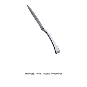 Couteau de table droit forgé Salvinelli Oceania, acier inoxydable 18/10, épaisseur 3,5 mm - Product Image 3
