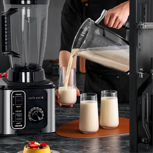 Licuadora Comercial de Alta Resistencia 3 en 1, 6000W, 12 Velocidades, Máquina de Alta Velocidad para Triturar Hielo, Licuadora para Smoothies de Gran Capacidad de 2L - Product Image 5