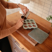 Récipient de stockage pour aliments faits maison pour bébés purées de fruits et légumes lait maternel plateau de congélation en silicone pour aliments pour bébés avec clip