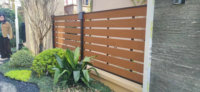 Valla tapada con poste de aluminio a precio competitivo con garantía del fabricante