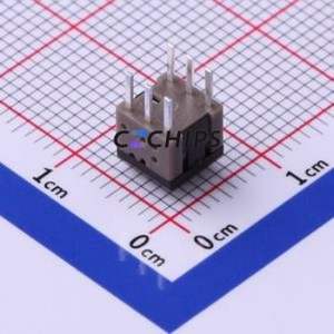 TK-6580D-1 Push Button Switch Through hole Component THT Switch Double Pole Double Throw Self-Locking Square Button Through Hole - Product Image 2