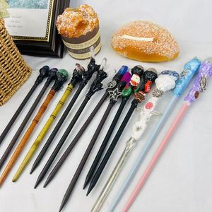 Varitas Mágicas <span class=keywords><strong>de</strong></span> Cristal Personalizables, Horquillas para <span class=keywords><strong>el</strong></span> Cabello, Venta al por Mayor, Gemas Hechas a Mano, Manualidades DIY para Recuerdos - Product Image 1