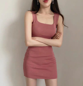 Nuovo caldo Clubwear senza maniche Slim Fit alla moda <span class=keywords><strong>abiti</strong></span> <span class=keywords><strong>da</strong></span> ragazza Sexy - Product Image 1
