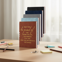 Carnet A5 personnalisé YOGO, couverture en cuir souple, reliure thermique, 100 feuilles, impression numérique couleur personnalisée, bureau professionnel