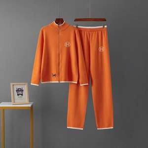 Abiti firmati <span class=keywords><strong>di</strong></span> lusso Set a <span class=keywords><strong>maglia</strong></span> da <span class=keywords><strong>donna</strong></span> design originale maglione tuta sportiva da <span class=keywords><strong>donna</strong></span> - Product Image 4