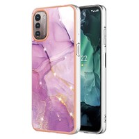 Offre Spéciale YB coloré étui de téléphone à la mode pour Nokia G21 Mobile couverture arrière étui en marbre livraison directe