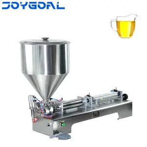New trend semi-automatic double head butter filling machine with funnel paste/cream filling machine/jelly filling machine