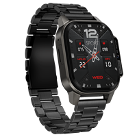 Reloj inteligente cuadrado negro 4G GPS con llamada SIM y cámara Reloj de videollamada HD NFC Google Store jugando Reloj impermeable para hombres