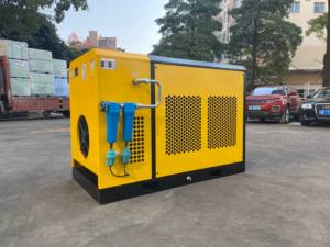 Винтовой компрессор Airstone 22 кВт 30 л.с. 1.96-<span class=keywords><strong>3.2</strong></span> м³/мин 10 бар PM VSD 2-в-1 с интегрированным рефрижераторным осушителем воздуха - Product Image 6