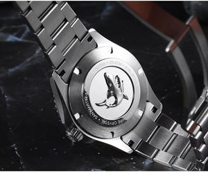 Reloj Automático para Hombre <span class=keywords><strong>San</strong></span> <span class=keywords><strong>Martin</strong></span> SN0129D, Reloj de Pulsera Mecánico de 39 mm, Resistente al Agua 20 ATM, Esfera de Esmalte, Bisel de Zafiro Totalmente Luminoso, NH35 - Product Image 6