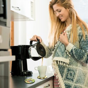 Sous-verres de voiture vierges pour sublimation, 2,75 pouces, plus épais, pour sublimation thermique, artisanat DIY, peinture, transfert thermique - Product Image 6