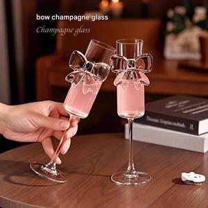 高級再利用可能バタフライグラス ヴィンテージワイングラス ウェディングゴブレット シャンパンカップ 在庫あり - Product Image 2