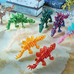 Modelo de Plástico de <span class=keywords><strong>Esqueleto</strong></span> de Estegosaurio Impreso en 3D Personalizable, Escala 1/12, Edades 2-12, Diseño OEM, Perfecto para Niños - Product Image 3