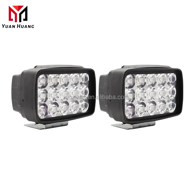 15LED otomatik Led DRL gündüz çalışan far 18W araba far sıralı akış gün işığı 12V evrensel yardımcı motosiklet lambaları