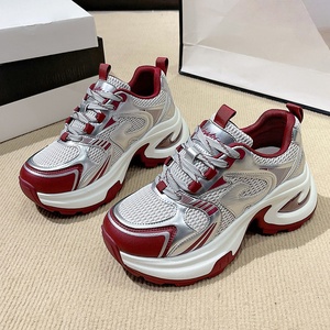 Zapatos Deportivos Ligeros para Mujer para Todas las Temporadas, con Suela de Goma Gruesa, Diseño de Malla Transpirable, Parte Superior de PU, Cómodos y Casuales - Product Image 3