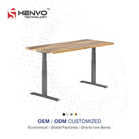 Bureau debout moderne en acier, ergonomique, extensible, réglable en hauteur, table d'ordinateur modulaire, montage facile pour bureau contemporain