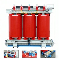 Transformador de Potencia Trifásico de Alta Tensión Dyn11/Yyn0 de 200KVA 315KVA 400KVA, Seco, 10.5kV/10kV/11kV, Salida de 400V, Cobre/Aluminio, IEC