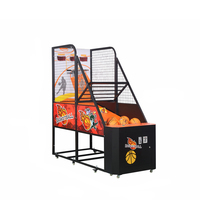 Machine de jeu d'arcade de basket-ball à monnayeur, pliable et standard pour adultes, pour centre de jeux