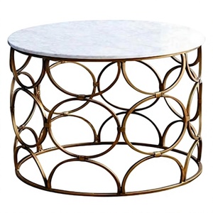 Table en marbre Bronze Antique, Table intelligente pour salon, centre, café, bureau, maison, hôtel, Restaurant, Table basse d'occasion - Product Image 1