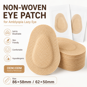 Lot de 50 patchs oculaires non tissés doux <span class=keywords><strong>pour</strong></span> la peau <span class=keywords><strong>pour</strong></span> le traitement de <span class=keywords><strong>l</strong></span>'amblyopie pédiatrique (œil paresseux) certifiés CE - Product Image 5