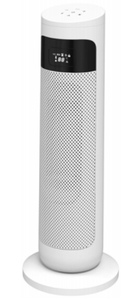 <span class=keywords><strong>Ventilateur</strong></span> sur pied oscillant numérique sans pales 2000W, télécommandé, design <span class=keywords><strong>colonne</strong></span> argenté, pour usage hôtelier, alimentation électrique - Product Image 2