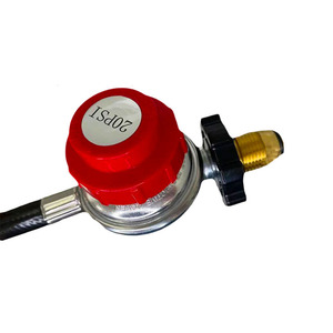 ตัวปรับแรงดันก๊าซโพรเพน QCC1 0-30 PSI ปรับแรงดันสูงได้ พร้อมสายสำหรับเตาปิ้งย่างและใช้งานกลางแจ้ง - Product Image 3