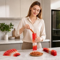 Sachets d'emballage alimentaire personnalisés imprimés pour snacks, résistants à l'huile, en PET, VMPET, PE laminé, de qualité alimentaire, avec trou de suspension