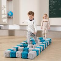 ROPECUBE Blocs de construction magnétiques gonflables, nettoyage facile pour les hôtels familiaux, jouets éducatifs, 100 pièces/ensemble