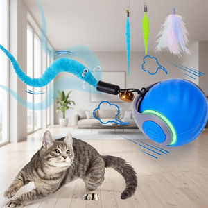 OEM/ODM Palla Interattiva Elettrica per Gatti, Giocattolo Rotolante Veloce, Giocattoli Interattivi per Animali Domestici - Product Image 1