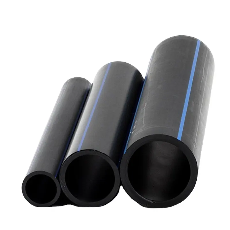 Полиэтиленовая жесткая водопроводная труба PE 80 PE100, цены и черная пластиковая водопроводная труба Hdpe