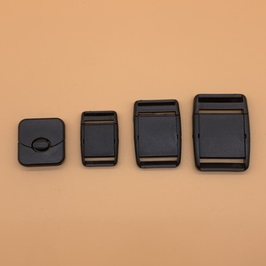 Plastic Snap Buckles Black Adjustable For <b>Bags</b> Backpacks Belt Buckles K051 - Product Image 3