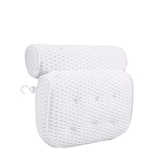Cốc Hút Bồn Tắm Nóng Hỗ Trợ Cổ Lưng Tại Nhà Bồn Tắm Spa Gối Tắm Lưới Hơi <span class=keywords><strong>4D</strong></span> Thoải Mái Chống Nước Sang Trọng - Product Image 1