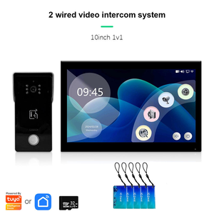 Interphone intelligent Tuya à 2 fils avec écran tactile 7/10 pouces, vision nocturne RFID, sonnette - Product Image 3