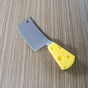 Cheese Knife Set 5 Piece Bright Yellow Handle Polished Blade Straight Edge For Home Use - Product Image 3