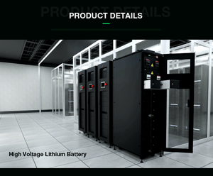 Wholesale Customized Ip20 High Voltage 51.2kwh 25kw UPS <b>Backup</b> Power Supply Lithium <b>Battery</b> - Product Image 2