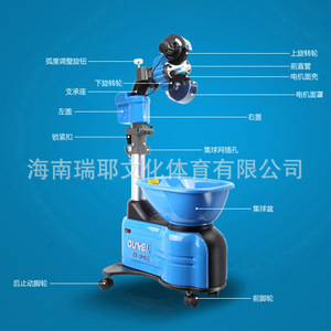 Máquina de Servir Pelotas de Tenis de Mesa Oukei TW2700 E7H, Automática, de Pie, con Ajuste de Frecuencia y Múltiples Modos - Product Image 3