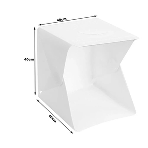 Hộp Đèn LED USB Có Thể Gập Lại 40Cm Studio Chụp Ảnh Mini Studio Di Động Với 6 Màu Nền - Product Image 4