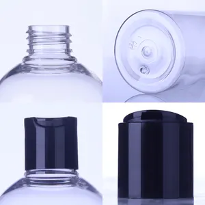 Press kappe PET Plastik flasche transparent klar runde Flasche 1OZ 2OZ 3OZ 4OZ 5OZ 6OZ 7OZ 8OZ 10OZ 16OZ 22OZ 25OZ 30OZ 35OZ