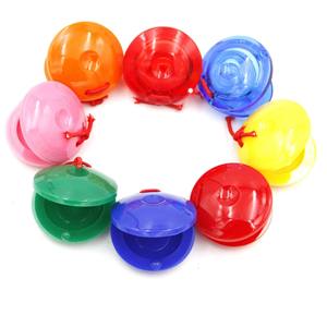 Wholesale Colorful Plastic Children Percussion <b>Musical</b> <b>Instrument</b> Plastic Castanets - Product Image 3