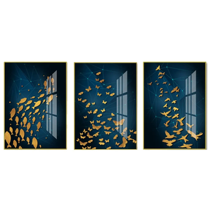 Nordic Style Modern Eco-Friendly UV <strong>Printed</strong> Luxury Hotel Wall Art <strong>Frame</strong> Still Life <strong>Canvas</strong> Porcelain Painting - Product Image 1