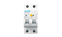 Disjoncteur différentiel RCBO OEM ODM de haute qualité EAST 6kA 230V/400V 1P+N 2P 3P 3P+N 4P EM10LE-63