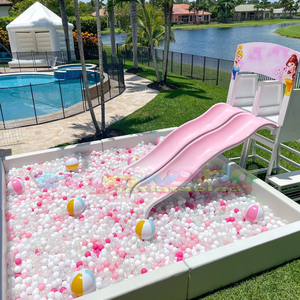 <span class=keywords><strong>Casa</strong></span> de Brinco Inflable para Fiestas Infantiles al Aire Libre con Equipo de Juego Suave y Piscina de Pelotas Blancas - Product Image 2