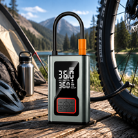 Compresseur d'air portable sans fil, gonfleur de pneus 150 PSI, pompe à air numérique rechargeable, pompe électrique pour voiture, vélo, moto
